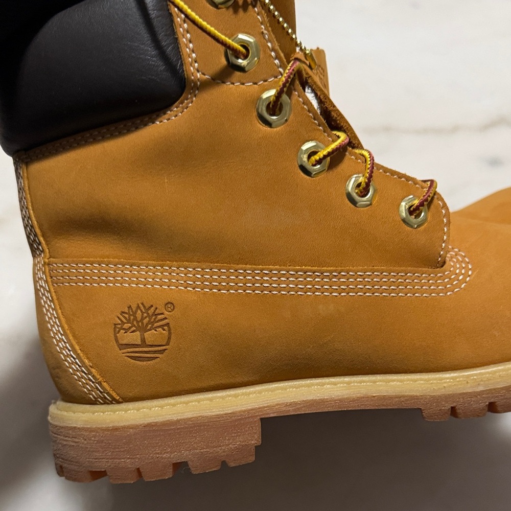 Timberland Women's Wheat Boots with Black Accents